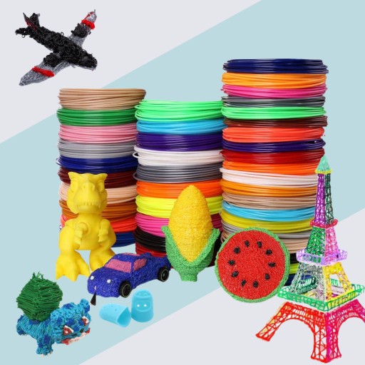 PLA FILAMENT PRE 3D NÁPLNE PERÁ 100M 20 MIX FARIEB