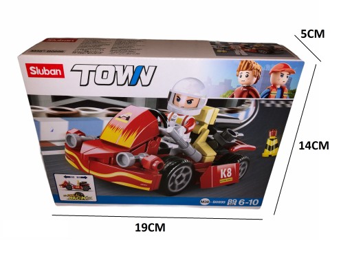 SLUBAN BLOKY GOKART AUTO MESTSKÉ AUTO S POHONOM