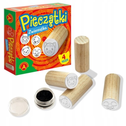 Pečiatky pre deti ALEXANDER 4 ks