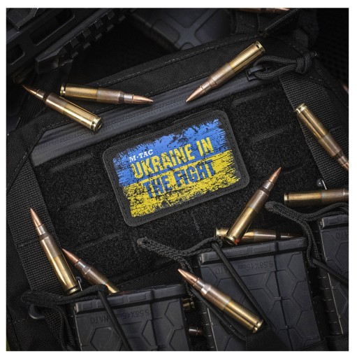 PATCH Ukrajina v boji 80X50 mm M-Tac VELCRO