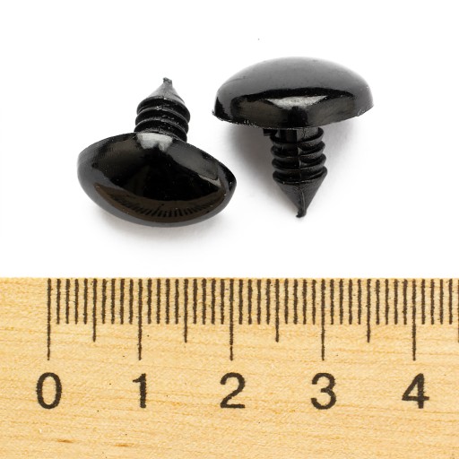 Nos na hračky trojuholníkový plastový 13x18mm 50 ks