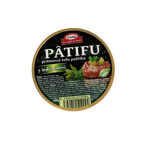 Patifu bylinková paštéta 100g Veto