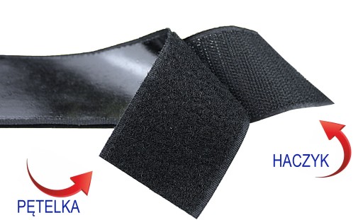 VELCRO TAPE, VELCRO 16 mm/25 metrov, čierny háčik