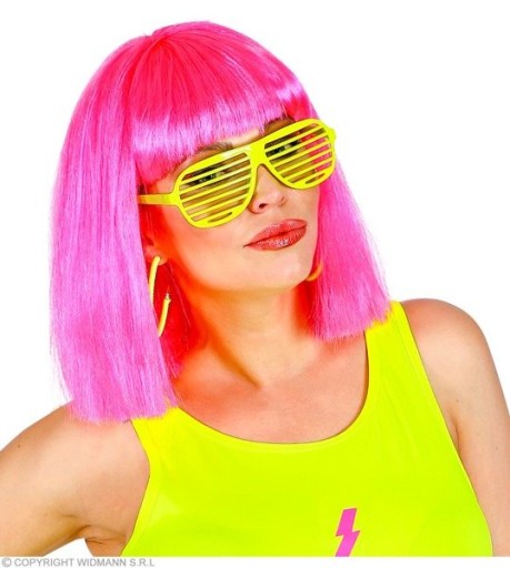 ŽLTÉ ŽALÚZIE OKULIARE NEÓNOVÉ ŽLTÉ DISCO