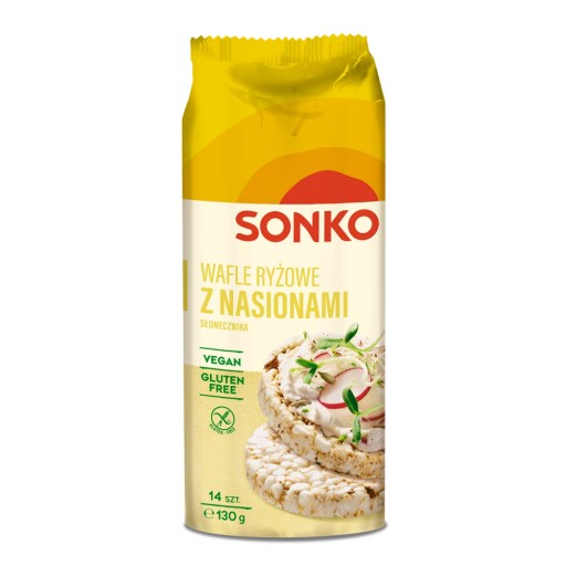 Ryžové oblátky Sonko so slnečnicovými semienkami 130g x2