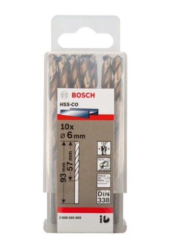 BOSCH VŔTAČKA DO KOVU VŔTAČKA HSS-Co Cobalt 6.0