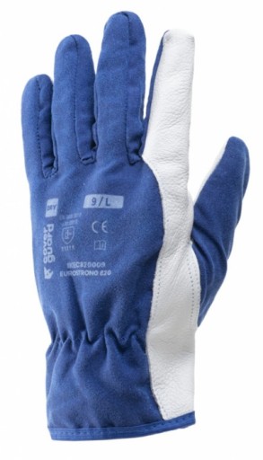 Ochranné pracovné rukavice z mäkkej kože COVERGUARD EUROSTRONG 820 10-XL