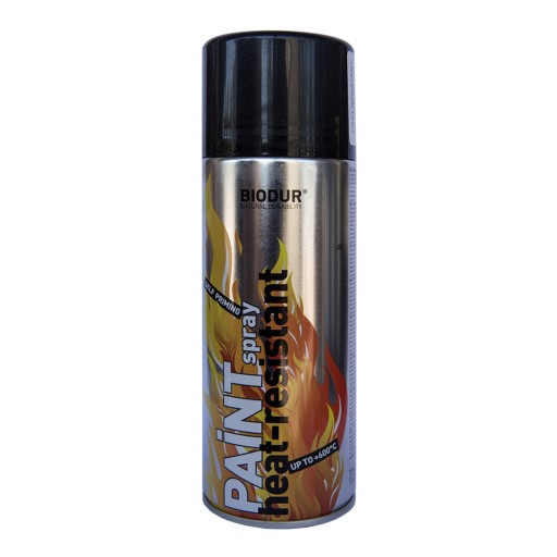 Žiaruvzdorný čierny smalt 600 stupňov C 400 ml
