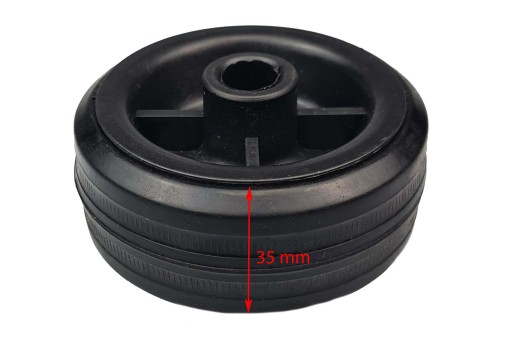 PREPRAVNÉ KOLESO ČIERNA 80 mm 80 kg