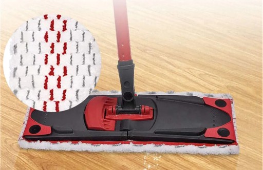 PLOCHÁ VLOŽKA MOPU UNIVERZÁLNA NÁHRADNÁ NASÁVACÍ NÁKRYT 35CM