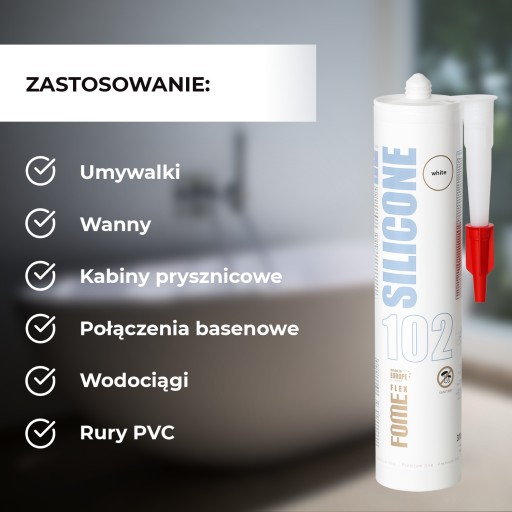 Pružný sanitárny silikón FOME FLEX hnedý 310ml PREMIUM kvalita