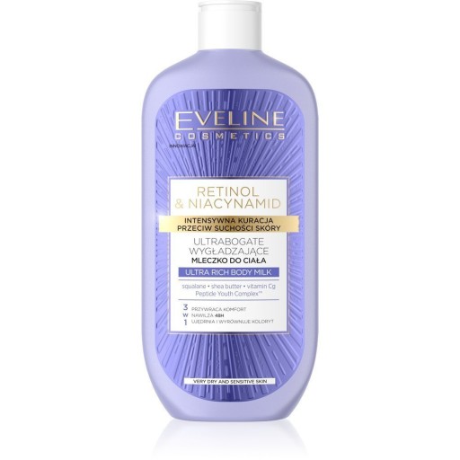 Eveline Cosmetics Retinol a niacinamidové mlieko