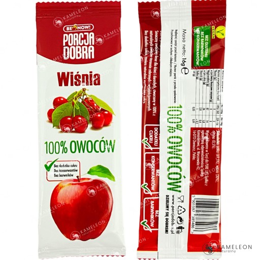 Portacja Dobra Snack jablkovo-čerešňový 16 g
