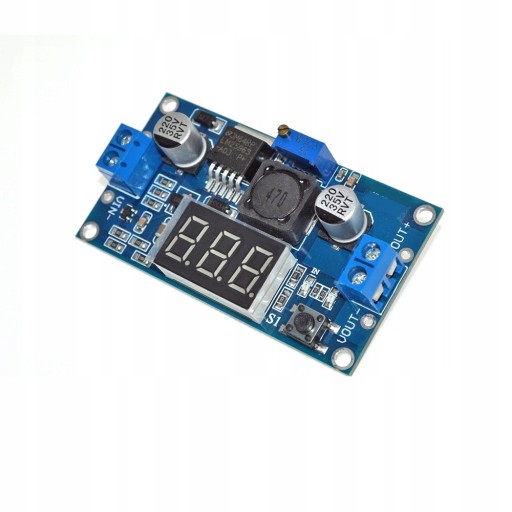 LM2596 Step-Down prevodník 3-40V 3A Voltmeter