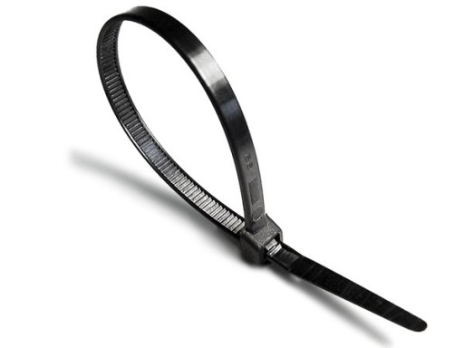 SILNÉ KLAPKY KABELNÉ VIAZAČKY ČIERNE SVORKY 100 KS 3,6 X 300 mm
