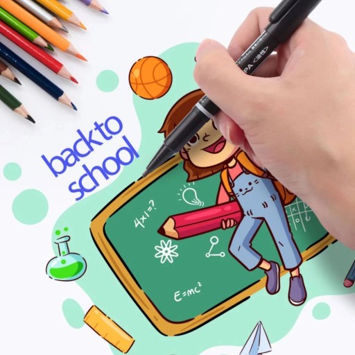 ZNAČKOVACIE PERO ČIERNA OBOJSTRANNÁ PERMANENTKA 1KS