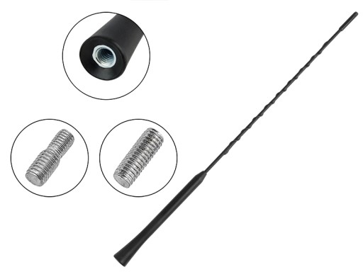 AUTO ANTÉNA WAT STOŽIAR 40cm UNIVERZÁLNY M5 M6