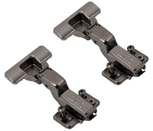 3D zadlabací nábytkový záves 2 ks - C82-3D/18* 2W BLACK STYLISH AMIX
