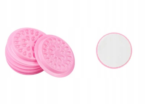 Stojan na kvapky lepidla na riasy, ružový, GLUED Premium Lashes, 10 ks.