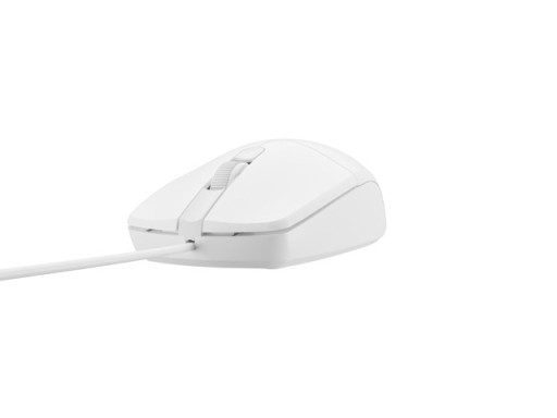 Natec RUFF 2 1000 DPI drôtová myš, biela