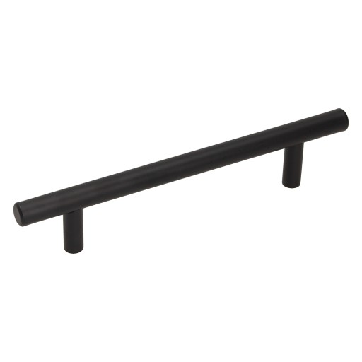 Nábytková úchytka zábradlia GAMET RE29, matná čierna, 128mm
