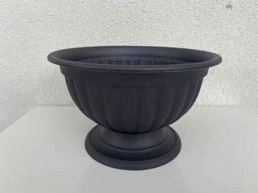Kryt na misu Kvetináč BLACK TRÁVNIK 26cm