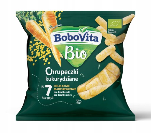 BoboVita kukuričné a mrkvové chrumky 20g