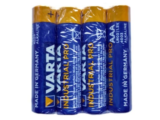 Priemyselné alkalické batérie AAA LR03 MN2400 E92 4003 VARTA 4 ks