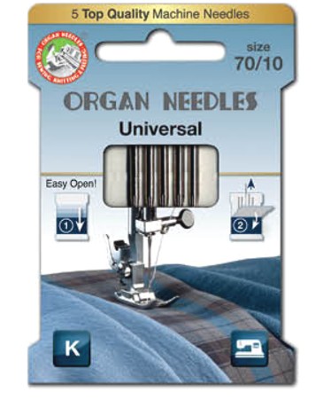 Ihlice ORGAN 130/705h univerzálna hrúbka. 70 EKO BOX