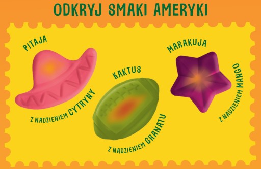 Travelki Smaki America Fresh&Fruity želé 80g