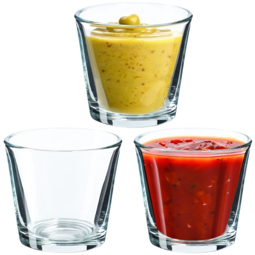 3x MISKA 130ml MISKA ŠALÁTOVÁ MISKA SNACK MISKY OMÁČKY DIP DEZERT