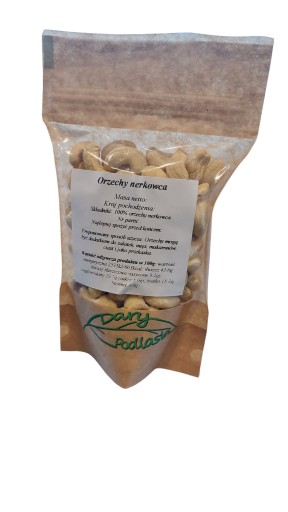 Kešu oriešky celé - 100g - Dary Podlasie