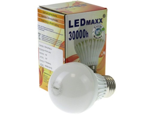 E27 LED žiarovka | 5W 8 SMD2835 | 500 LM HEAT ZZ5