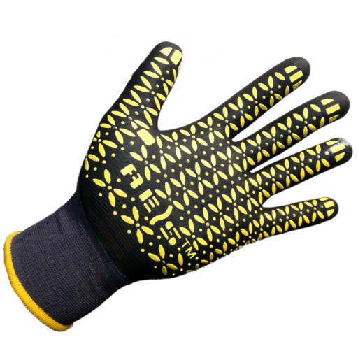 Pracovné rukavice lycrové ochranné rukavice DRAGON YELLOWBERRY veľkosť 7 - S