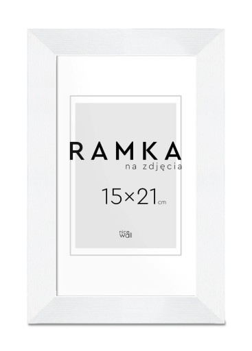 Fotorámik 15x21 cm Biely