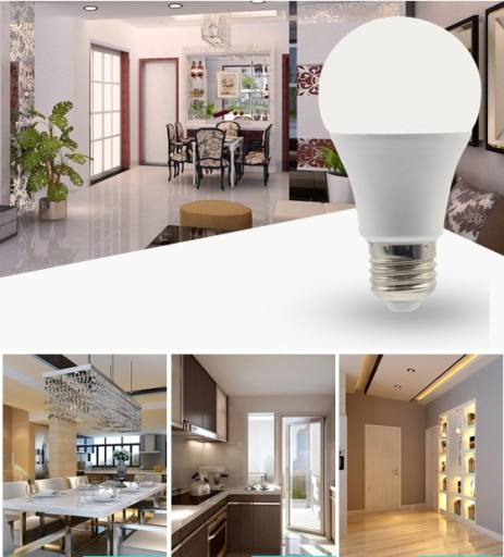 6x E27 LED žiarovka 4W 540 lm guľa A60 neutrálne svetlo 4000K neblik.