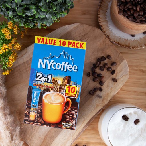 Instantný kávový nápoj 2v1 2v1 káva NYcoffe 10ks