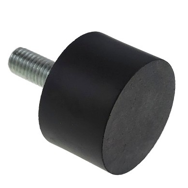 Vibroizolátor nárazník Typ D 15X10 M4X10, 60 ShA