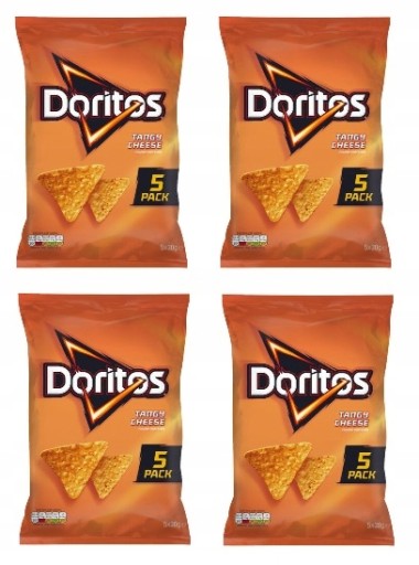 5x30g DORITOS syrové lupienky tang 5bal UK