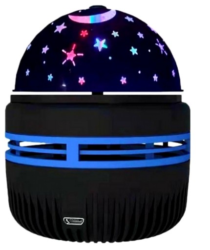 NOČNÁ LAMPA STARS PROJEKTOR OTOČNÁ LED LAMPA 360 PRE USB