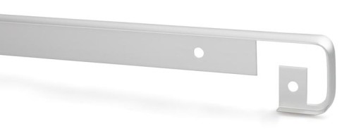 DRÁŽKY NA PULT 38 mm STRIEBORNÁ 600 mm KONEKTOR NA POLOHU 60 cm STRIEBORNÁ