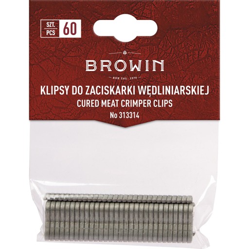 Klipy na ručný strojček 60 ks