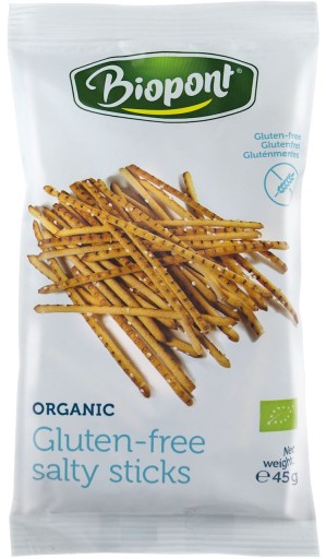 BIO tyčinky BEZLEPKOVÉ solené 45g - Biopont