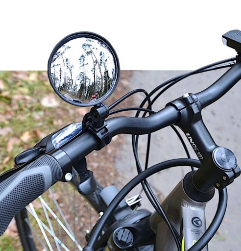 Zrkadlo na bicykel, nastaviteľné zrkadlá, 2 kusy