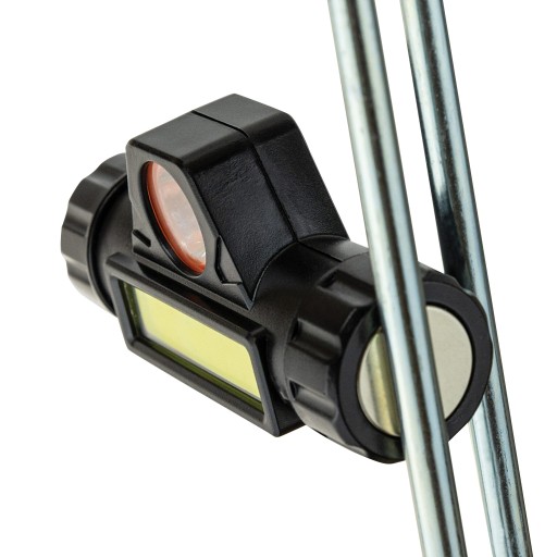 VÝKONNÁ HLAVNÁ LAMPA, BATÉRIA, MAGNET