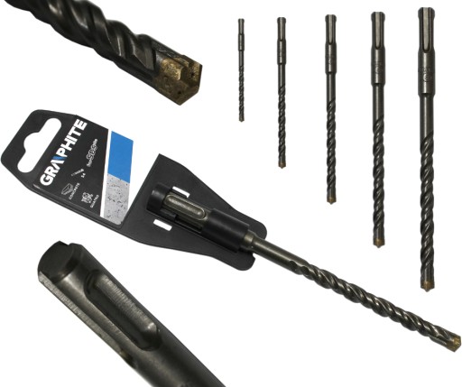 VRTÁK DO BETÓNU SDS PLUS 6X110MM S4 QUATRO GRAPHITE 57H406