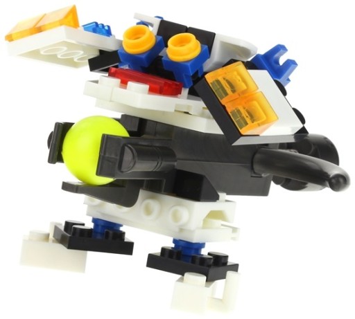 Stavebné bloky City 2v1 robot policajného auta