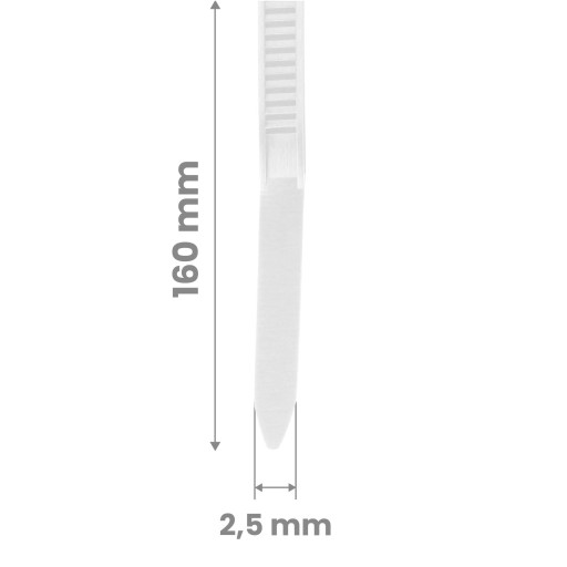 200x sťahovacie pásky Káblové pásky Zipsy 2,5 x 160 mm Silné UV sťahovacie pásky