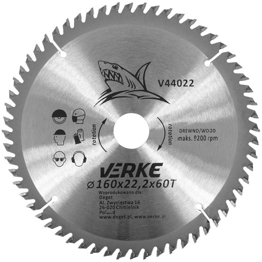 PÍLOVÝ KOTOUČ WIDIA NA REZANIE DREVA 160 mm x 22,2 60T WIDIA CARBIDE