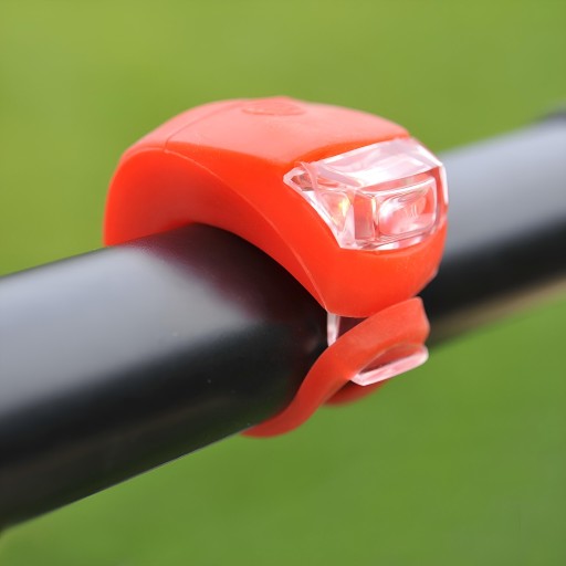 VÝKONNÉ LED SVETLO NA BICYKEL SET SILIKÓNOVÉ SVETLÁ NA BICYKEL